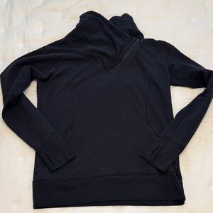 Zella  funnel sweatshirt mock neck